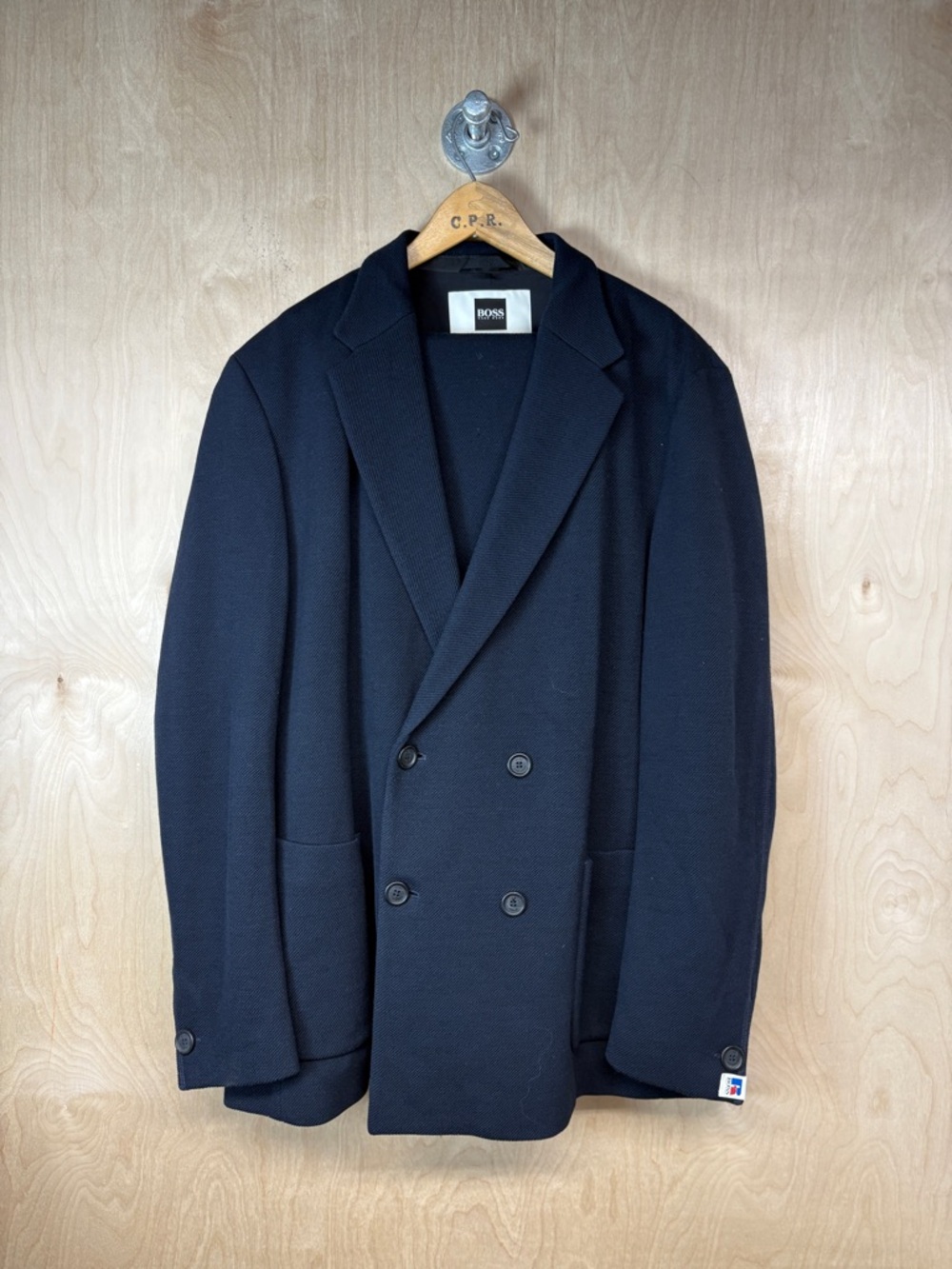 Hugo Boss x Russell Athletic Navy Twill Suit